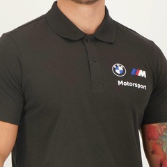 Camisa Polo Puma Bmw Motorsport Ess - Masculina - Foto 4