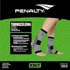 Tornozeleira Penalty Elástica Knit Xxiii - Adulto - Foto 3