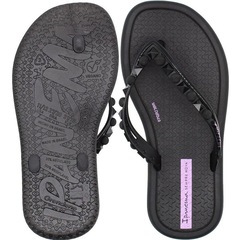 Chinelo Ipanema Sempre Nova Tiras com Tachas e Esferas - Infantil - Foto 3