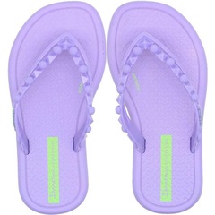 Chinelo Ipanema Sempre Nova Tiras com Tachas e Esferas - Infantil - Foto 1