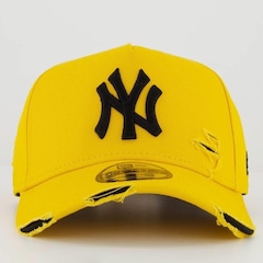 Boné Aba Curva New Era Mlb New York Yankees Destroyed 940 - Strapback - Adulto - Foto 2