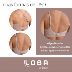 Sutiã Loba Lupo Essencial Bojo Removível sem Costura Nude 41116-001-6006 - Feminino - Foto 2