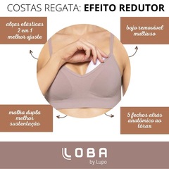 Sutiã Loba Lupo Essencial Bojo Removível sem Costura Nude 41116-001-6006 - Feminino - Foto 3