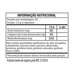 Colágeno Black Skull Joint Flex - 60 Capsulas - Foto 2