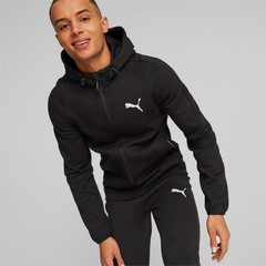 Jaqueta de Moletom com Capuz Puma Evostripe Full Zip Big Logo - Masculina - Foto 7