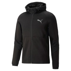 Jaqueta de Moletom com Capuz Puma Evostripe Full Zip Big Logo - Masculina - Foto 1