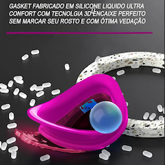 Kit Natação Gold Sports Óculos Lince Demi Mirror Hd + Mesh Bag + Clip Nasal + Protetor de ouvido - Foto 5