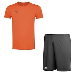 Kit Camiseta Penalty X + Calção Plus Size - Masculino - Foto 1