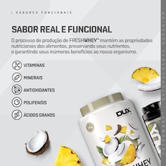 Whey Dux Nutrition -Coco e Abacaxi - 900g - Foto 5