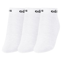 Meia adidas Linear Ankle Cushioned 38 Ao 40 - 3 Pares - Adulto - Foto 3