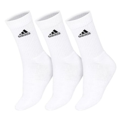 Meia Cano Alto adidas Spw Crw 38 Ao 40 - 3 Pares - Adulto - Foto 1