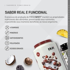 Whey Chocolate e Avelã - Pote 900G - Dux Nutrition - Foto 8
