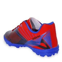 Chuteira Society Dray Marvel Homem-Aranha - Infantil - Foto 2