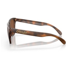 Óculos de Sol Oakley Frogskins Matte Tortoise Prizm Tungsten - Adulto - Foto 3