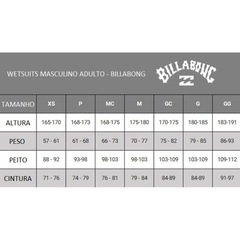 Long John Billabong Absolute Plus 32mm Chest Zip - Masculino - Foto 7