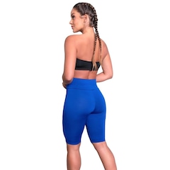 Bermuda de Ciclista Mvb Modas Suplex Cintura Alta Fitness - Feminina - Foto 3