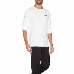 Camiseta Puma Manga Longa Ess Small Logo - Masculina - Foto 3