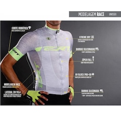 Camisa Ciclismo Elite Pro Racing Ert Vanert Slim Fit Unissex - Foto 3