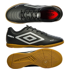 Chuteira Futsal Umbro Glaze + 1 Par de Meias - Adulto - Foto 8