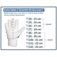 Luvas de Goleiro Poker Semi Prof Multiterreno Championship - Adulto - Foto 3