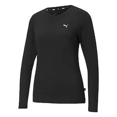Camiseta Puma Manga Longa Essentials - Feminina - Foto 1