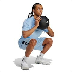 Shorts adidas Essentials Piquet 3-Stripes - Masculino - Foto 5