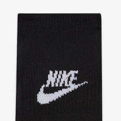 Kit de Meias Soquetes Nike Everyday Cushioned - 3 Pares - Adulto - Foto 4