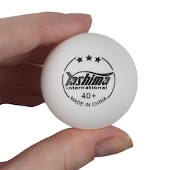 Bola de Tênis de Mesa Yashima 3 Estrelas Ittf Unissex - Foto 2