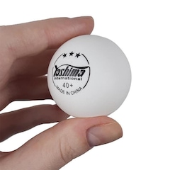 Bola de Tênis de Mesa Yashima 3 Estrelas Ittf Unissex - Foto 4