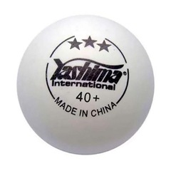 Bola de Tênis de Mesa Yashima 3 Estrelas Ittf Unissex - Foto 1