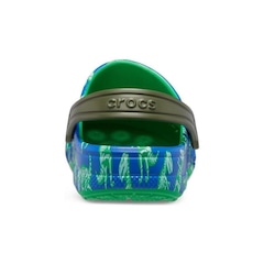Sandália Crocs Baya Printed Clog K Blue Bolt/Multi - Masculino - Foto 7