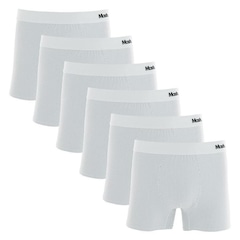 Kit Cuecas Boxer Mash Microfibra Risca de Giz 045.00 - Adulto - 6 unidades - Foto 3