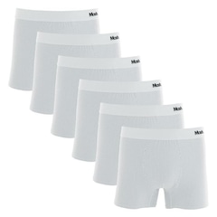 Kit Cuecas Boxer Mash Microfibra Risca de Giz 045.00 - Adulto - 6 unidades - Foto 1