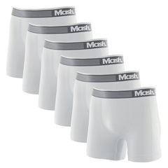 Kit Cuecas Boxer Mash Microfibra sem Costura 710.01 - Adulto - 6 unidades - Foto 3