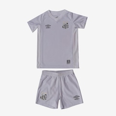 Uniforme do Santos I 2022 Oficial Umbro - Infantil - Foto 1