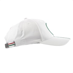 Boné Aba Curva Supercap Palmeiras Patch com Listras Micro Satim - Strapback - Adulto - Foto 3