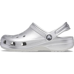Sandália Crocs Classic Metallic Cg T Silver - Unissex - Foto 3