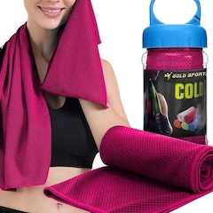 Toalha Gold Sports Microfibra Ultra II Refrescante Cool - 88X29 cms - Foto 1