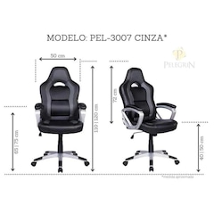 Cadeira Gamer Pelegrin Pu Pel-3007 - Foto 2