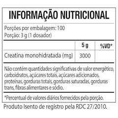 Creatina Vegan Black Skull USA - 300g - Foto 2