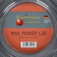 Corda para Raquete de Tênis Kirschbaum Max Power 17L 1.25Mm Rolo com 200 Metros Prata - Foto 2