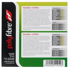 Corda para Raquete de Tênis Polyfibre Viper 16L 1.30mm Set Individual - Foto 3