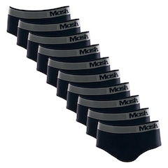 Kit de Cuecas Slip Mash Microfibra sem Costura - 10 Unidades - Masculina - Foto 1
