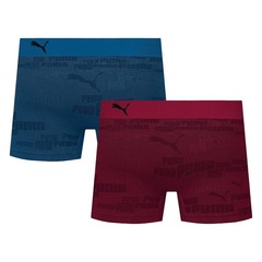 Kit Cuecas Boxer Puma sem Costura - 2 Unidades - Adulto - Foto 2