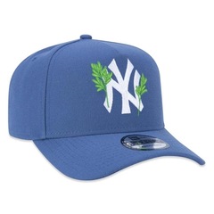 Boné Aba Curva New Era 940 A-Frame New York Yankees Rooted Nature - Snapback - Masculino - Foto 4