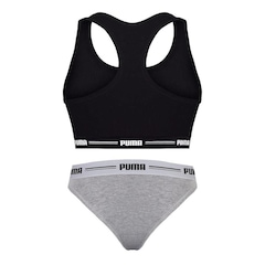 Kit Puma Top Fitness Nadador + Calcinha Biquíni - Feminino - Foto 2