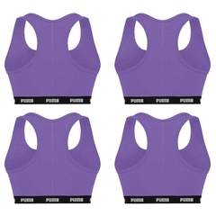 Kit Tops Puma Nadador com Bojo - Feminino - 4 unidades - Foto 2