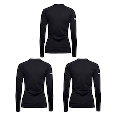 Kit de Camisas Térmicas Puma Manga Longa Uv50+ - 3 Unidades - Feminina - Foto 2