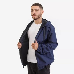 Jaqueta Corta Vento com Capuz New Fox Impermeável Tela Proteção - Masculina - Foto 2