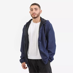 Jaqueta Corta Vento com Capuz New Fox Impermeável Tela Proteção - Masculina - Foto 1